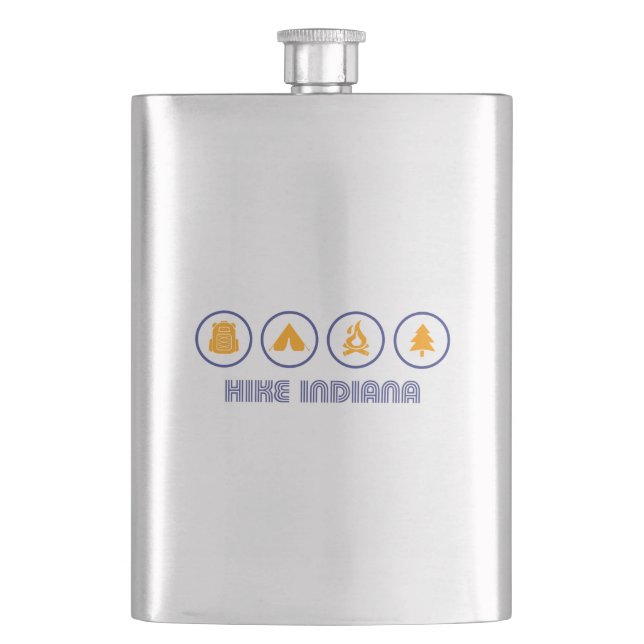 Hike Indiana Flask (Front)