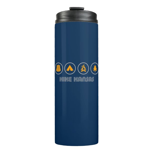 Hike Kansas Thermal Tumbler (Front)