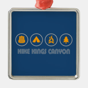 Hike Kings Canyon National Park Metal Ornament