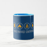 Hike Kings Canyon National Park Two-Tone Coffee Mug<br><div class="desc">The huge Sequoia trees including the General Sherman tree,  the remoteness. Enjoy Kings Canyon National Park!</div>