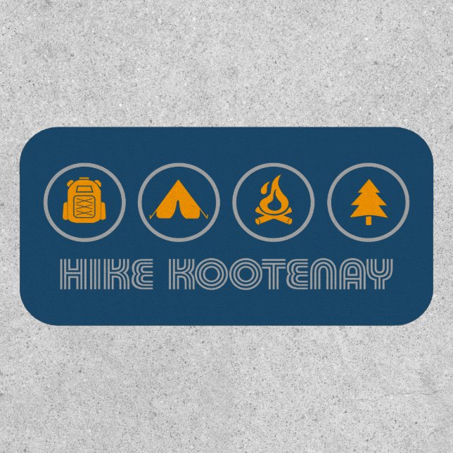 Hike Kootenay National Park Patch (Front)