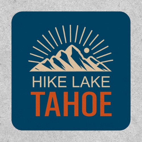 Hike Lake Tahoe Sunburst Patch