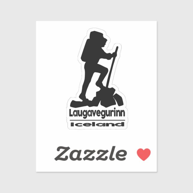 Hike - Laugavegurinn - Iceland - Sticker (Sheet)