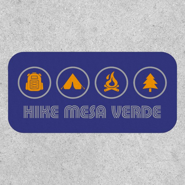 Hike Mesa Verde National Park Patch (Front)