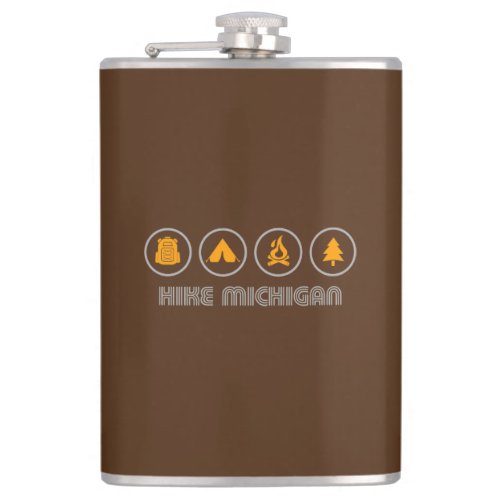 Hike Michigan Flask