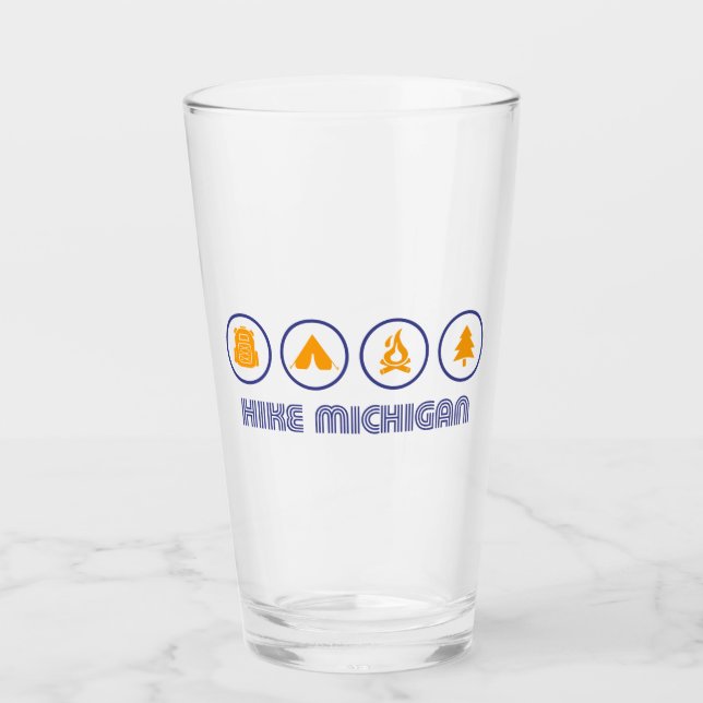 Hike Michigan Glass (Front)