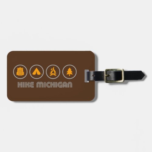 Hike Michigan Luggage Tag