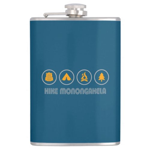 Hike Monongahela West Virginia Flask