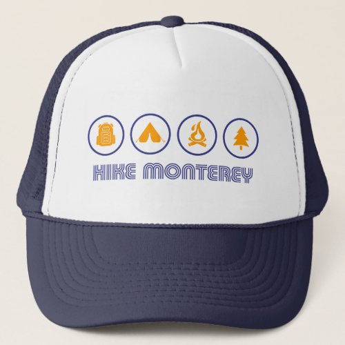 Hike Monterey California Trucker Hat