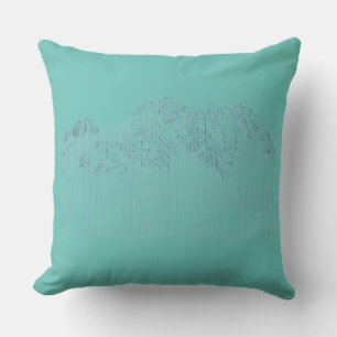 Hike More Mountains  Throw Pillow