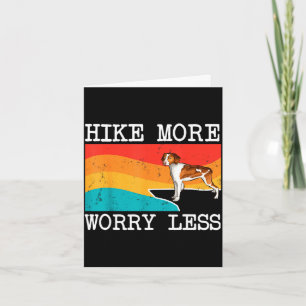 Hike more worry less brittany graphic hiking card
