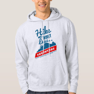 Hike More Worry Less Camping Hoodie