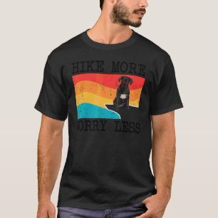 Hike More Worry Less Cane Corso Graphic Hiking T-Shirt