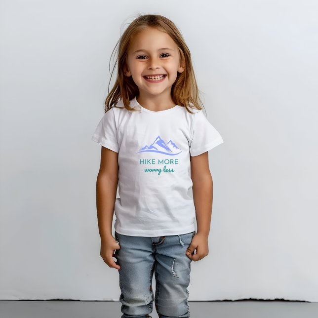 Hike More, Worry Less – Embrace the Outdoors T-Shirt (Creator Uploaded)