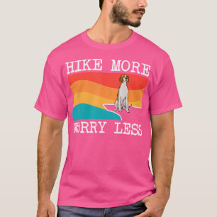 Hike More Worry Less Irish Terrier Graphic Hiking T-Shirt