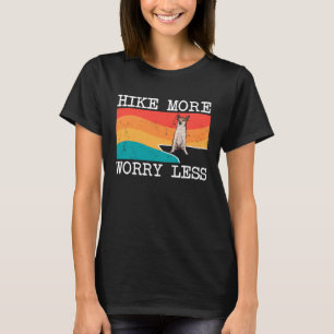 Hike More Worry Less Norwegian Lundehund Graphic H T-Shirt