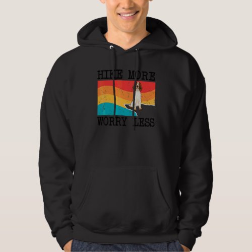 Hike More Worry Less Welsh Springer Spaniel Graphi Hoodie