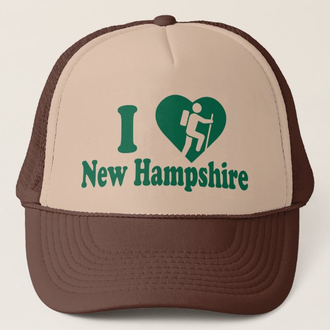 Hike New Hampshire Trucker Hat (Front)