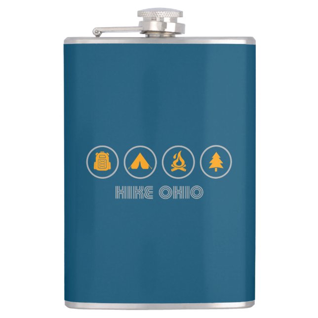 Hike Ohio Flask (Front)