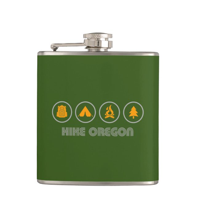 Hike Oregon Flask (Front)
