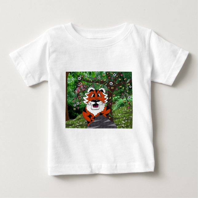 Hike Our Planet Eco-Team Tgrr Tiger Apparel  Gifts Baby T-Shirt (Front)