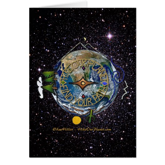Hike Our Planet Hiker's Soul Compass Space (Front)