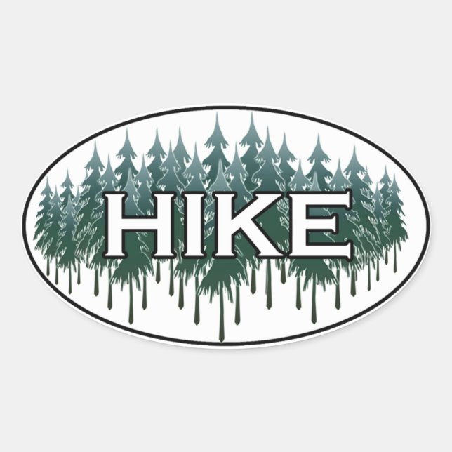 HIKE Oval Logo Sticker (Front)