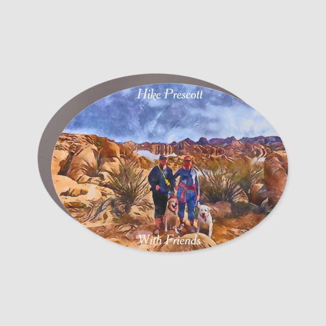 Hike Prescott Car Magnet (Front)