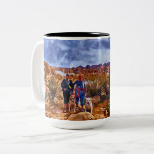 Hike Prescott Two-Tone Coffee Mug