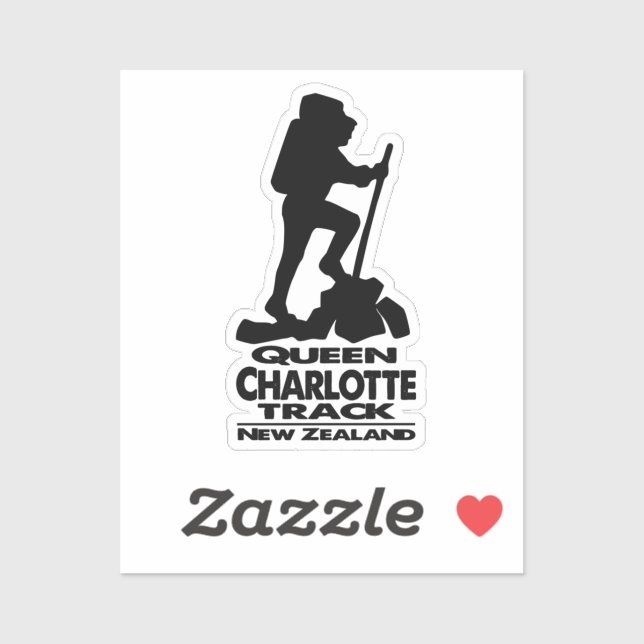 Hike - Queen Charlotte Track - New Zealand Sticker (Sheet)