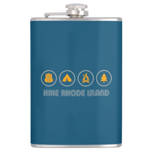 Hike Rhode Island Flask
