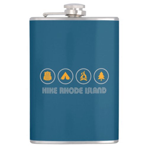 Hike Rhode Island Flask