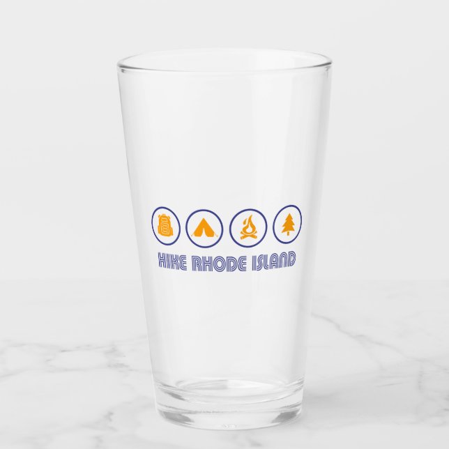 Hike Rhode Island Glass (Front)