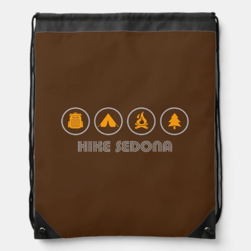 Hike Sedona Drawstring Bag