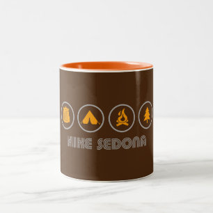 Hike Sedona Two-Tone Coffee Mug