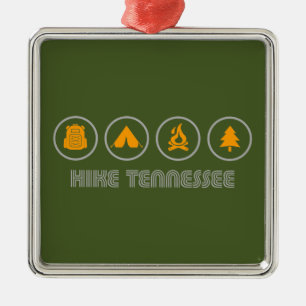 Hike Tennessee Metal Ornament