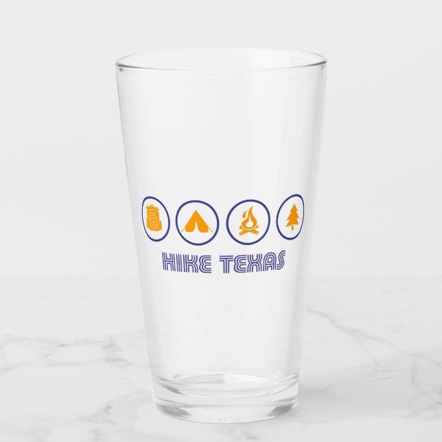 Hike Texas Glass (Front)