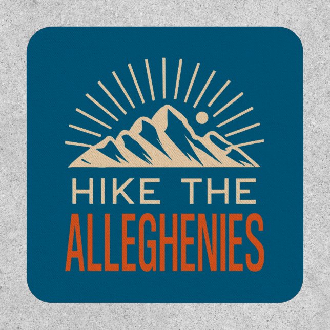 Hike The Allegheny Mountains Sunburst Patch (Front)