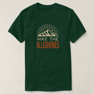 Hike The Allegheny Mountains Sunburst T-Shirt
