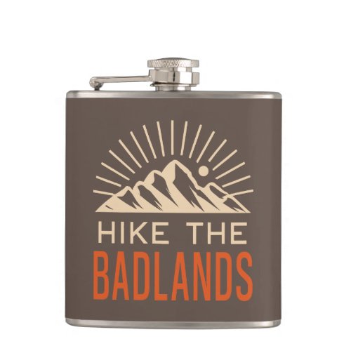 Hike The Badlands Sunburst Flask