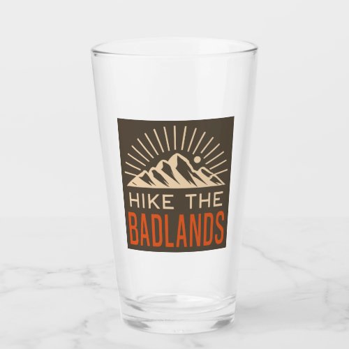 Hike The Badlands Sunburst Glass