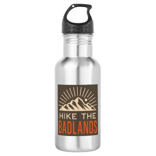 Hike The Badlands Sunburst Stainless Steel Water Bottle