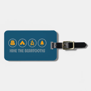 Hike The Beartooths Mountains Montana Wyoming Luggage Tag