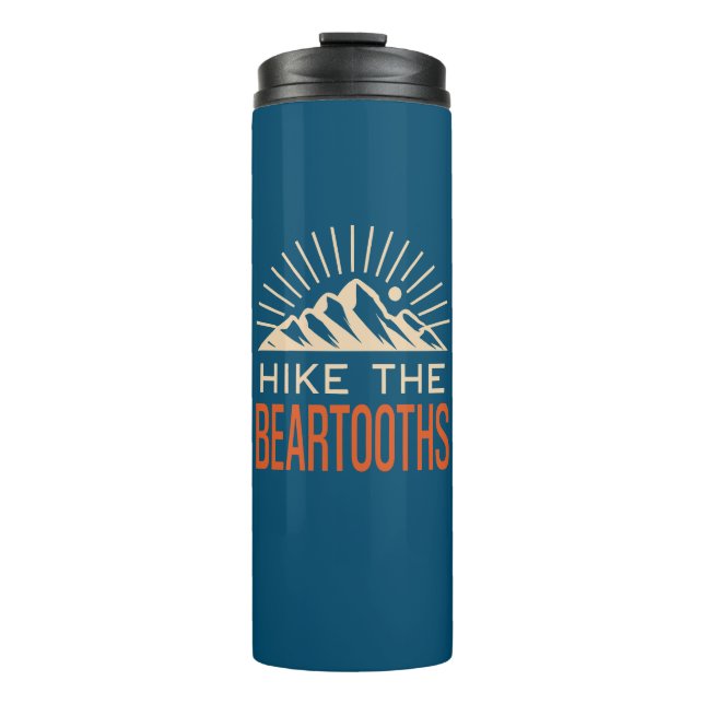 Hike The Beartooths Sunburst Thermal Tumbler (Front)