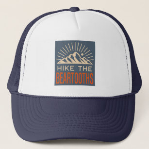 Hike The Beartooths Sunburst Trucker Hat