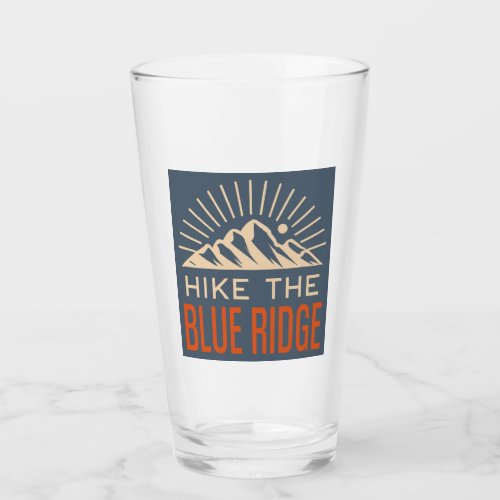 Hike The Blue Ridge Mountains Sunburst Glass