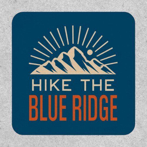 Hike The Blue Ridge Mountains Sunburst Patch