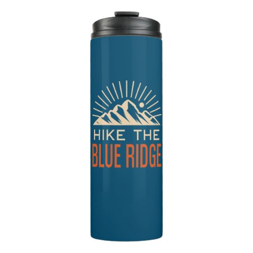 Hike The Blue Ridge Mountains Sunburst Thermal Tumbler