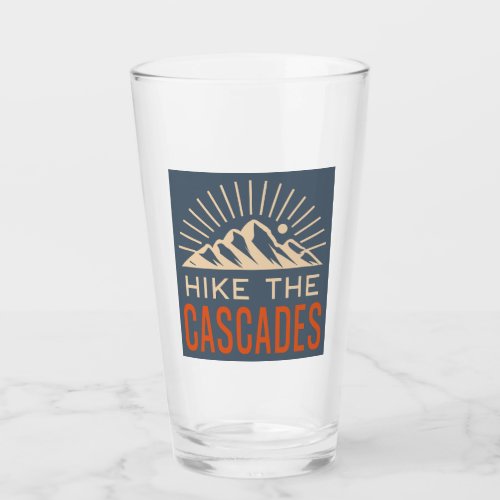 Hike The Cascades Sunburst Glass