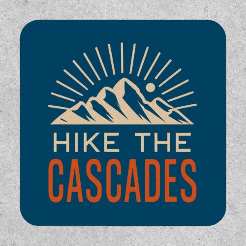 Hike The Cascades Sunburst Patch